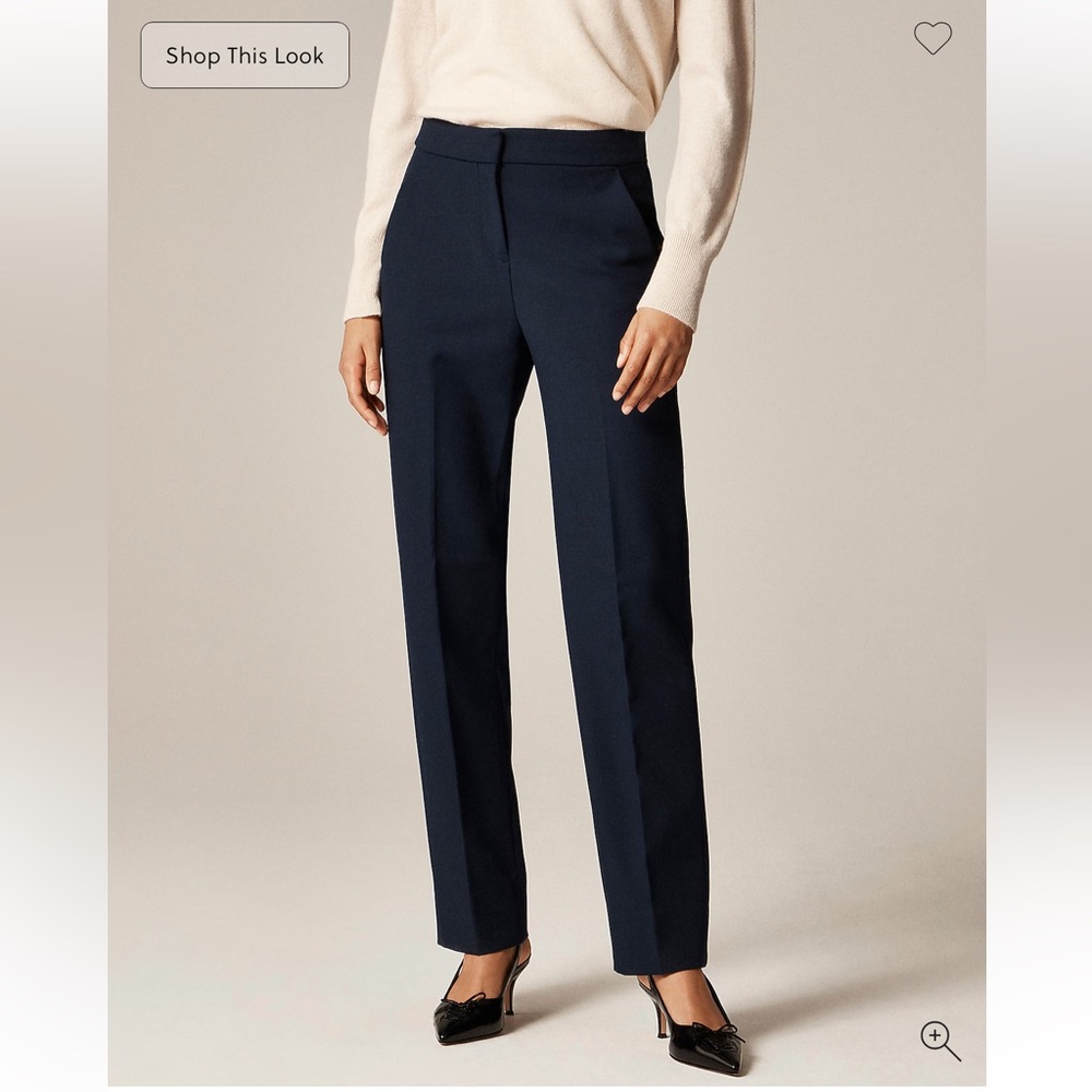 J. Crew Navy Kate High-Rise Pants